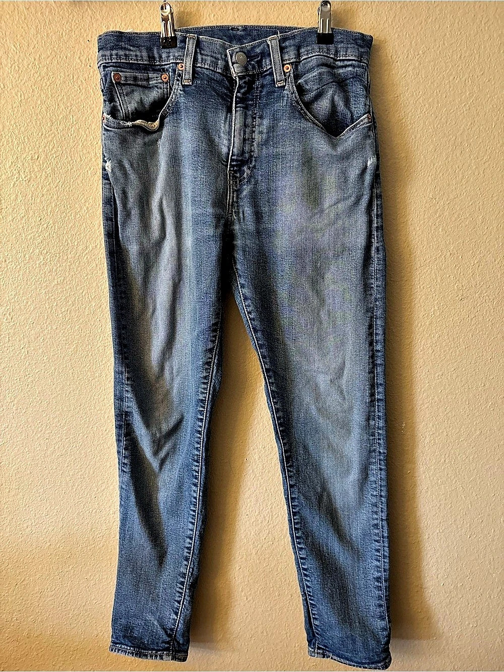 Levi's Premium Men's 512 Slim Taper Jeans W32 L30 Medium Blue Wash